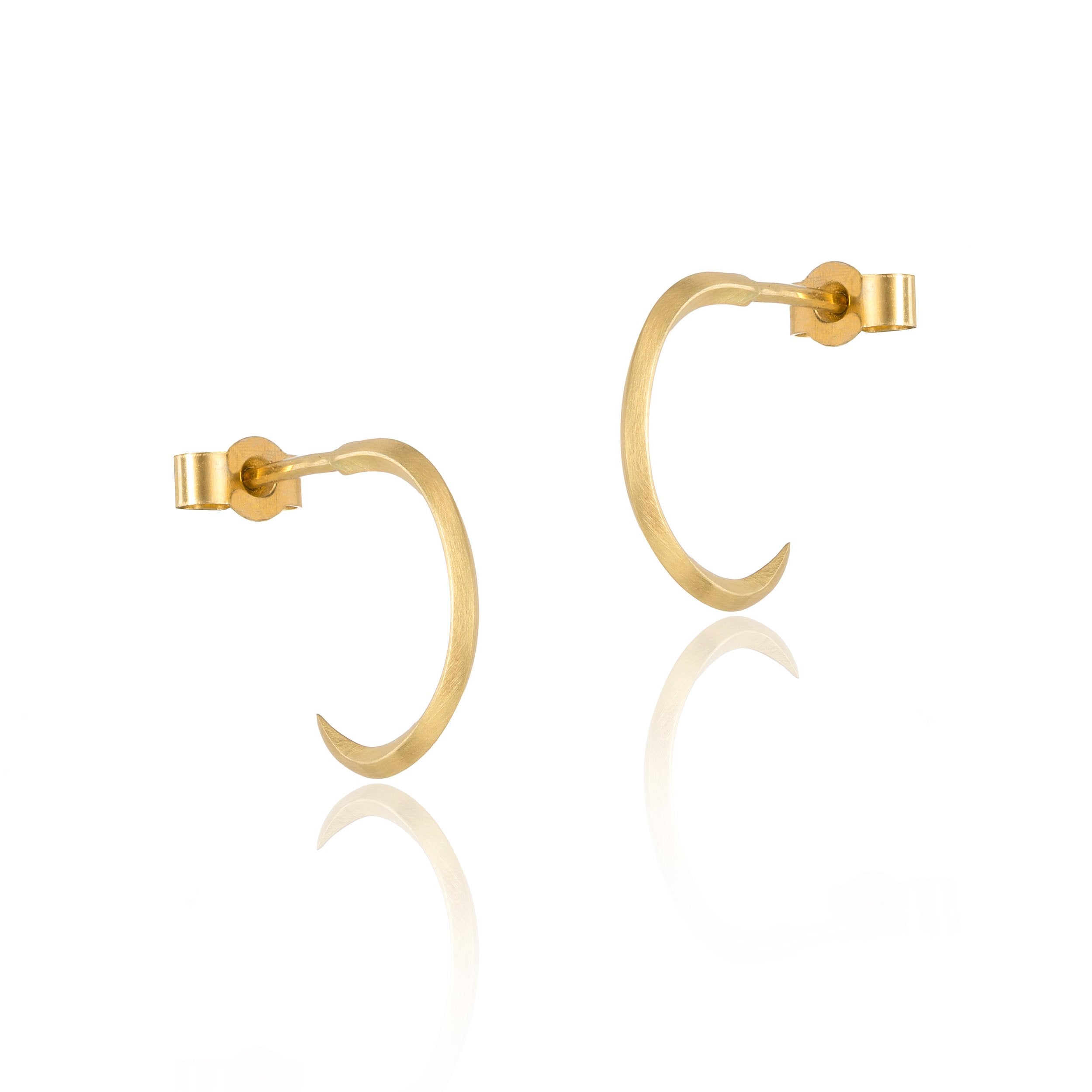 Slim hot sale hoop earrings